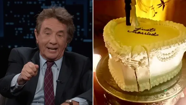 Martin Short Mistakenly Cut Selena Gomez and Benny Blanco’s Wedding Cake Before It Was Served to Guests
