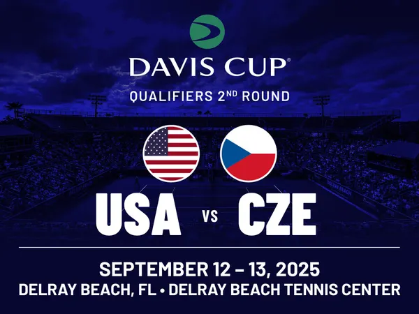 Davis Cup Qualifier 2nd Round: USA vs Czechia - FRIDAY