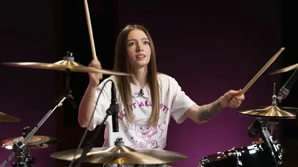 Viral Drummer Kristina Rybalchenko Plays The Who’s “Baba O’Riley” as She Hears It for the First Time: Watch