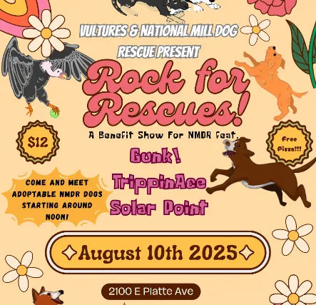 Rock For Rescues! - A Benefit Show for NMDR feat. Gunk!, Trippin.Ace & Solar Point