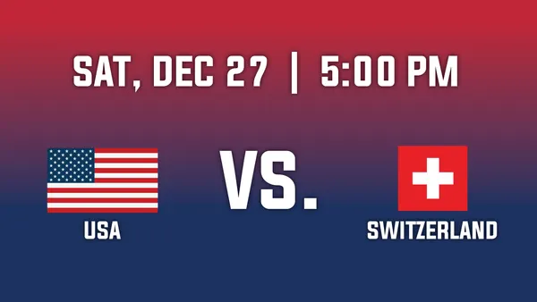 2026 IIHF World Junior Championship-Group A - USA v. Switzerland