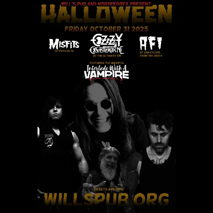 Halloween ft. Psycho 78 as The Misfits, The Ultimate Sin as Ozzy Osbourne, Our Escape from the Grave as AFI, and Interlude with a Vampire