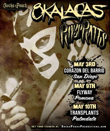 Ocho Kalacas With River Ratts Live in Concert at The Flyway in Pomona