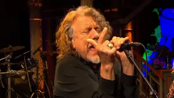 Robert Plant Treats Colbert to Performance of Tolkien-Referencing “Ramble On”: Watch