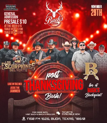 Buck's Post Thanksgiving Bash