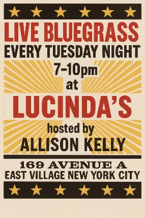 Live Bluegrass Hosted by Allison Kelly