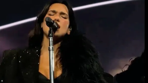 Dua Lipa Covers Fleetwood Mac’s “The Chain” in Los Angeles: Watch