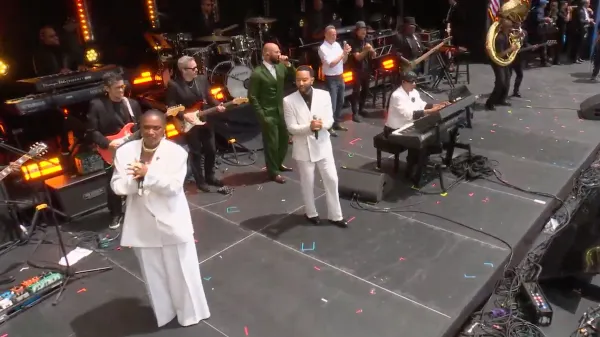 Stevie Wonder Brings Out Bruce Springsteen, Eddie Vedder, Christina Aguilera, The Roots, More at Opening of Obama Presidential Center: Watch