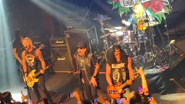 Slash and Duff McKagan Reunite with Ex-Guns N’ Roses Members Steven Adler and Gilby Clarke at Benefit Gig: Watch