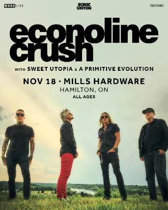 Econoline Crush with Sweet Utopia & A Primitive Evolution