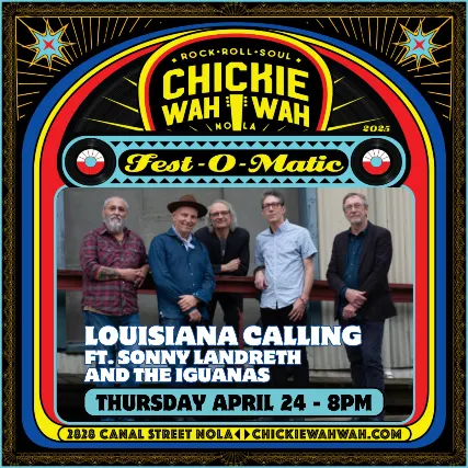 Louisiana Calling ft. Sonny Landreth and special guests The Iguanas