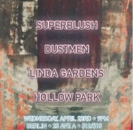 Superblush | dustmen | Linda Gardens | Hollow Park