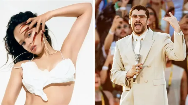 Rosalía Sings Bad Bunny’s “Safaera” While Pouring a Tequila Shot in Monterrey Concert: Watch