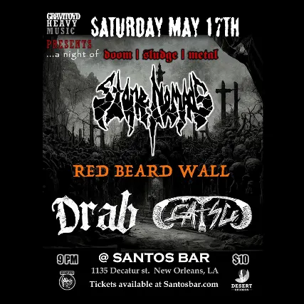 STONE NOMADS with RED BEARD WALL, DRAB and GATSU