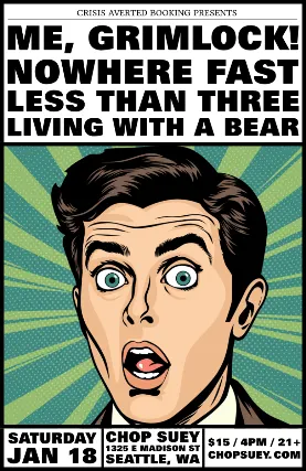 Me, Grimlock!, Nowhere Fast, Less Than Three, Living With a Bear