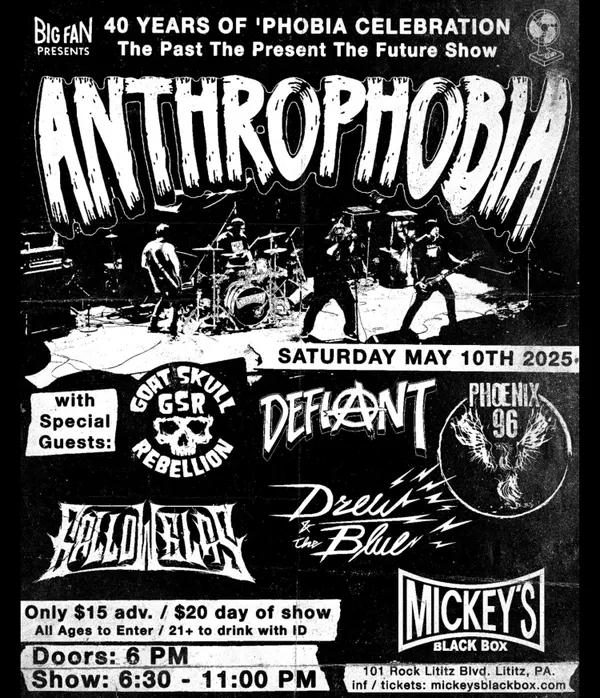 Anthrophobia 40th Anniversary
