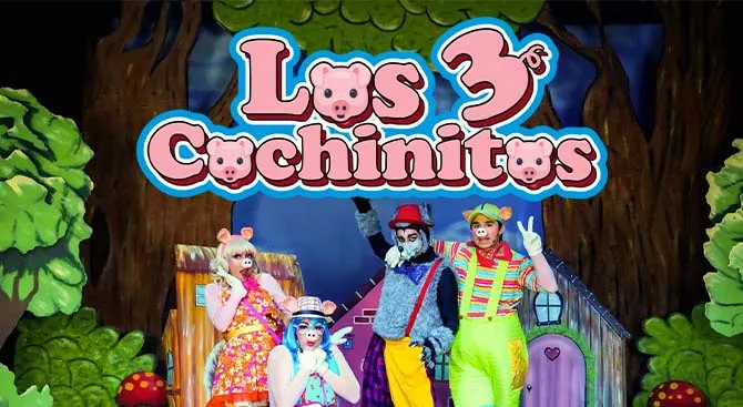Los tres cochinitos, el musical.