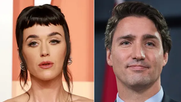 Katy Perry and Justin Trudeau Photographed Making Out on a Yacht