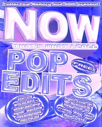 Pop Edits Party with WTCHCRFT