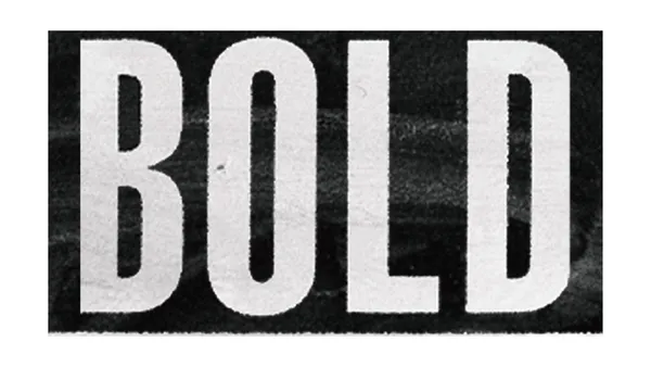 Bold