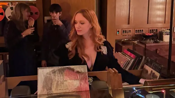 Christina Hendricks Spun a “Shoe Pop Dream Gaze” DJ Set at a San Diego Bar on April Fool’s Day
