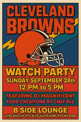 BROWNS PATIO WATCH PARTY