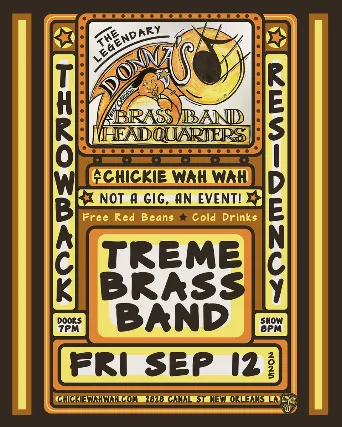 Donna's Bar & Grill Residency ft. The Treme Brass Band (and free red beans!)