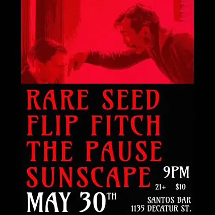 RARE SEED ALBUM RELEASE PARTY with FLIP FITCH, THE PAUSE & SUNSCAPE