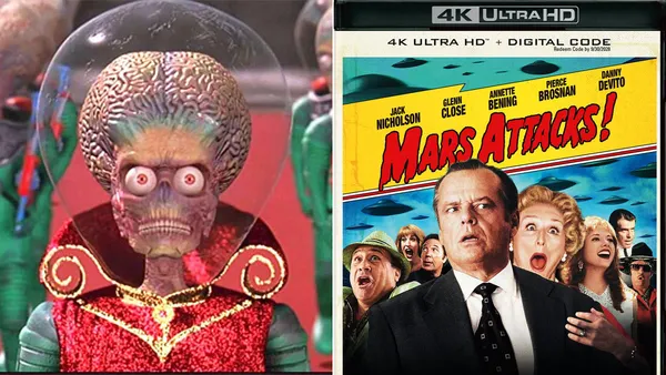 Tim Burton’s Mars Attacks Invades Earth on 4K Ultra HD