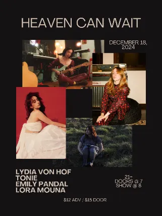 Lora Mouna | TONIE | Emily Pandal | Lydia Von Hoff